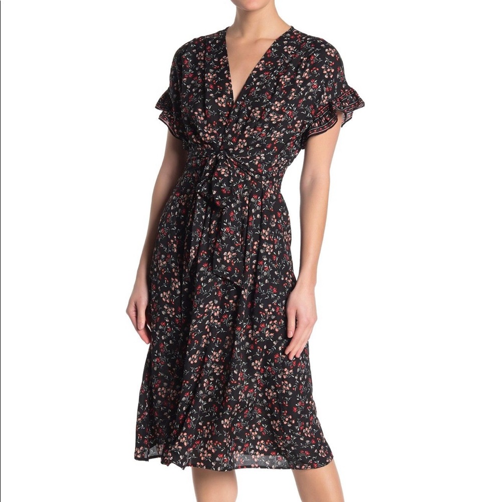 Max Studio Ruffle Midi Dress - Size M